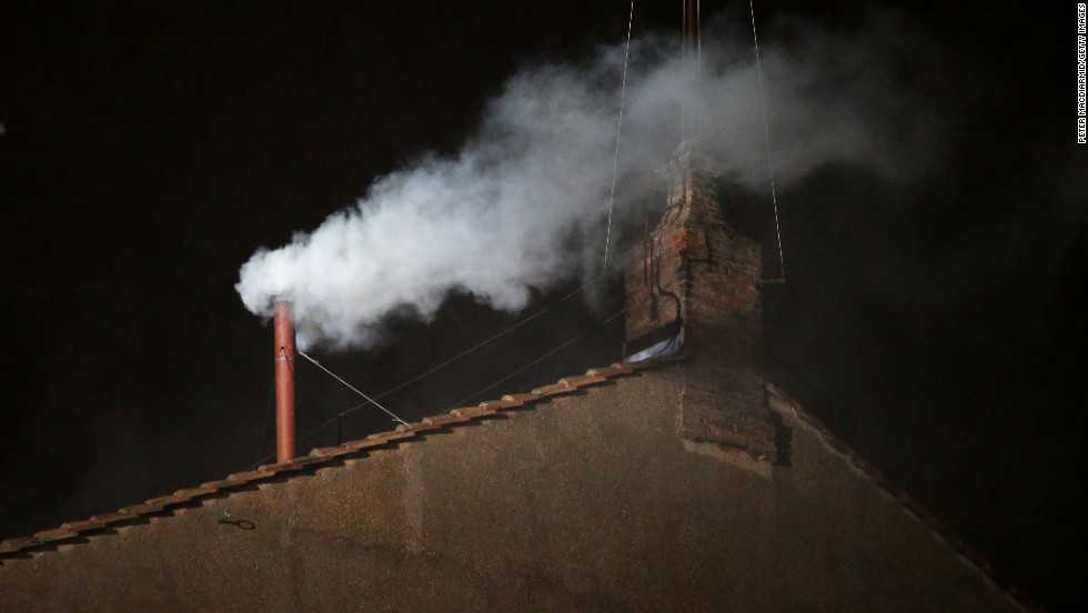 CNN: new pope smoke